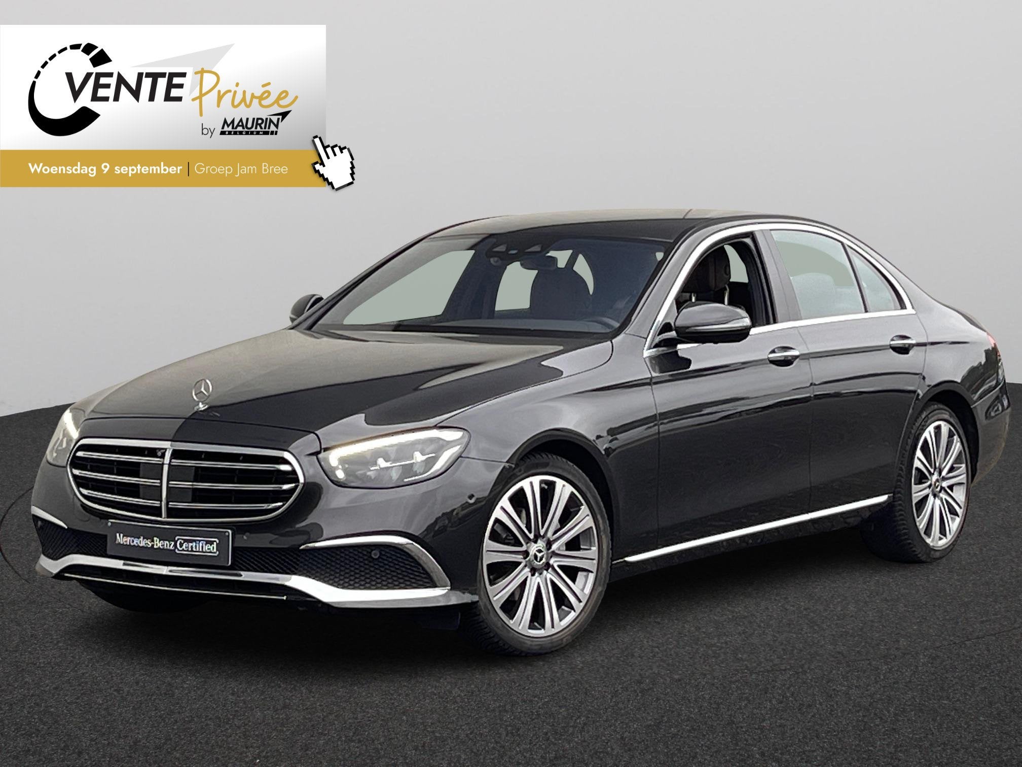Mercedes-Benz E-Klasse Berline 220 d Luxury Line AIRM/Massag, Argent ou Gris, 200 ch, 127 g/km, Automatique