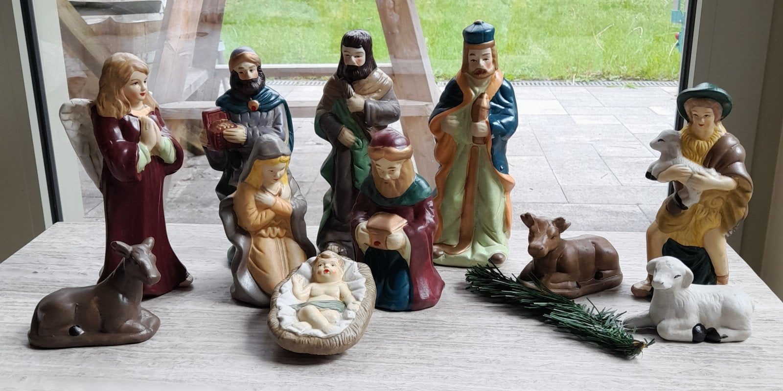 Beelden van de kerststal, Antiek en Kunst, Ophalen of Verzenden