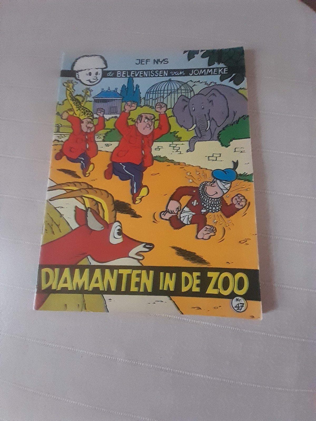 Strip Jommeke Nr. 47 Diamanten in de zoo. Eerste druk, Boeken, Ophalen