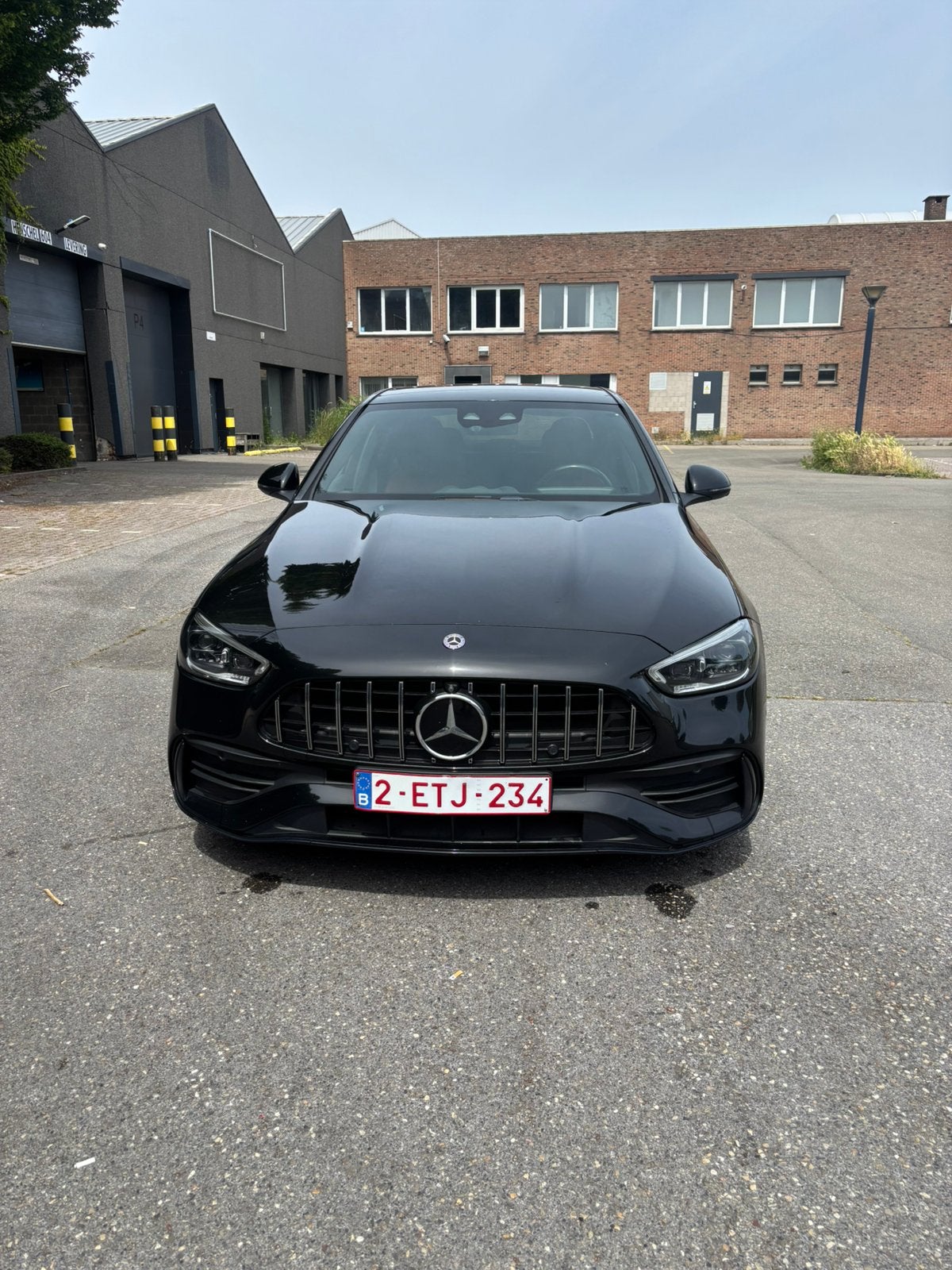Mercedes c200  business line, Auto's, Mercedes-Benz, Automaat, Euro 6, Zwart, Leder