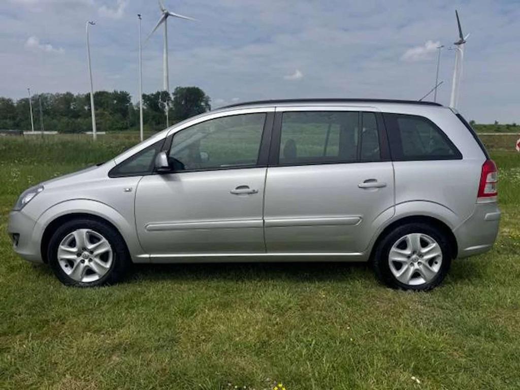 Opel Zafira Zafira 1.6i / 7 places - plaats (bj 2012), Euro 5, Stof, Gebruikt, Zwart