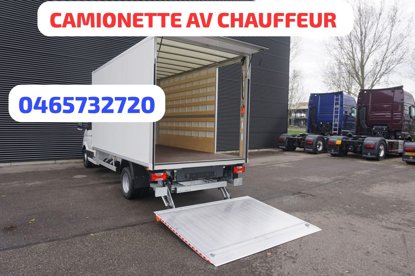Demenagement et tout type de transport