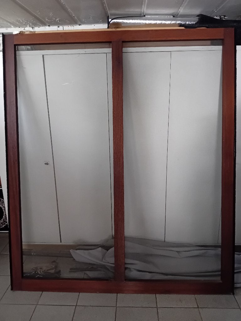 2 Vliegenschuifdeuren, Doe-het-zelf en Bouw, Deuren en Vliegenramen, Ophalen, Gebruikt, 120 cm of meer, Schuifdeur