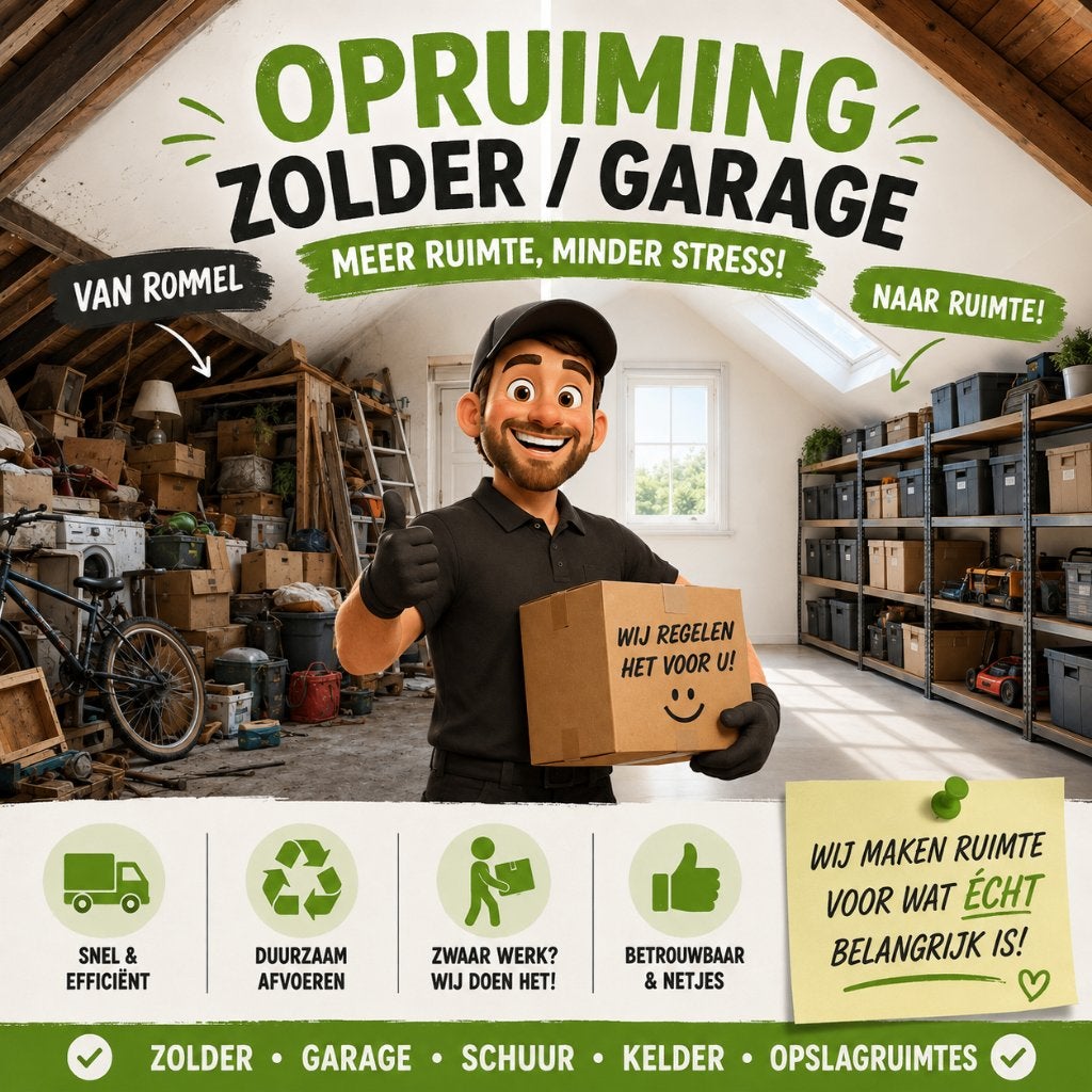 Opruiming Zolder / Garage / .. regio 3290 Diest, Ophalen, Gebruikt