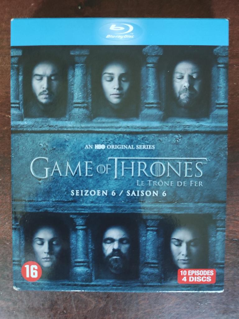 Coffret 4 Blu-ray : GAME OF THRONES saison 6, Enlèvement ou Envoi, Comme neuf