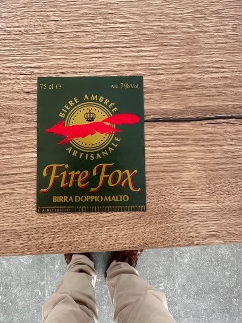 etiket label fire fix birra doppio malto, Verzamelen, Ophalen of Verzenden, Nieuw, Overige typen, Overige merken