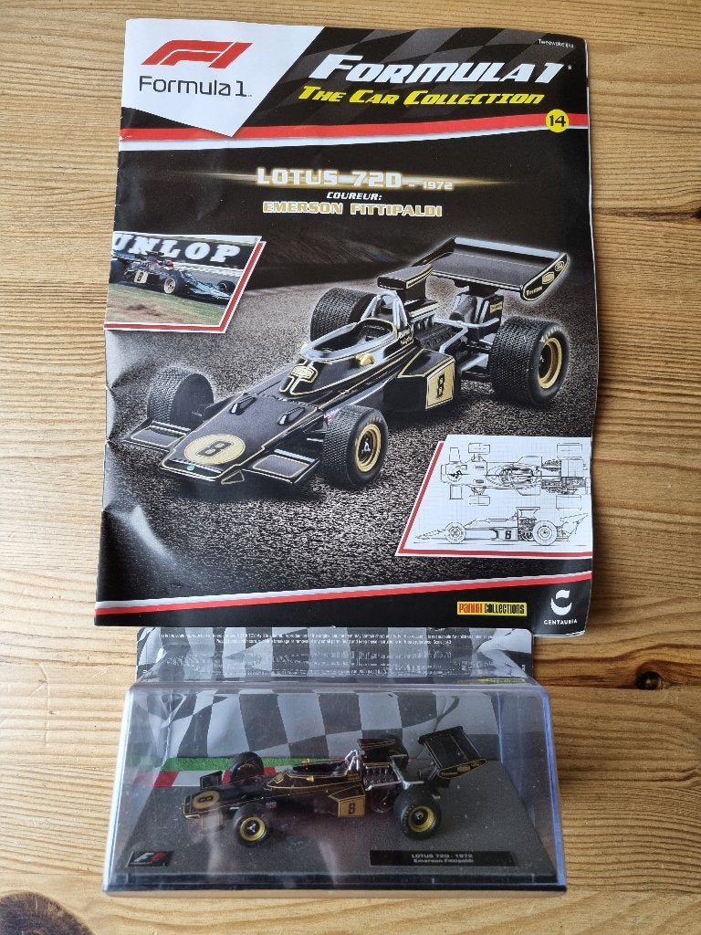 Formula 1 Panini Lotus 72D Emerson Fitipaldi, Ophalen of Verzenden, Nieuw, Formule 1