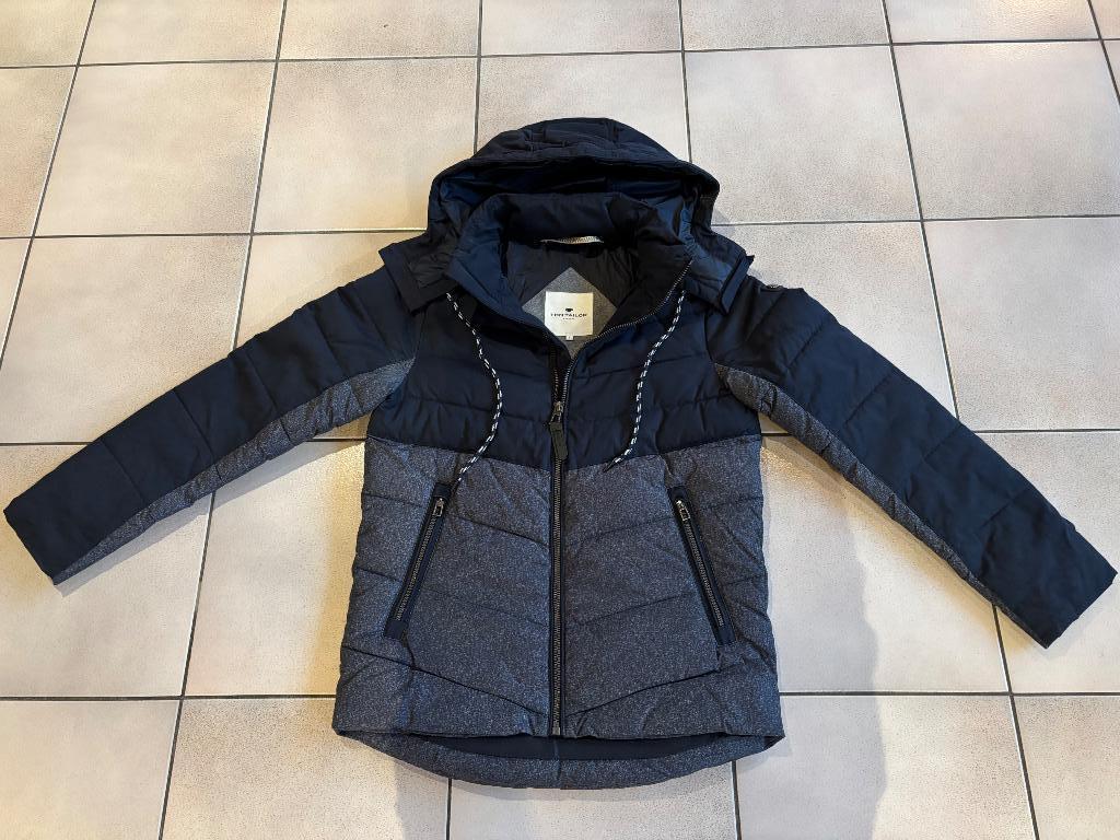 Mooie winterjas Tom Tailor heren, Blauw, Tom Tailor, Ophalen of Verzenden, Zo goed als nieuw