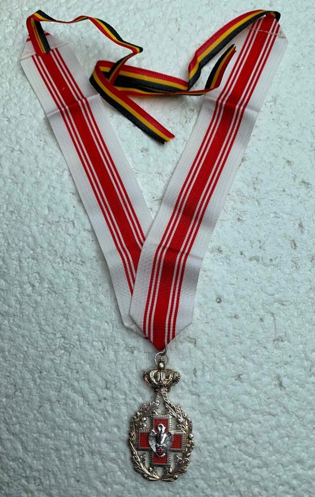 Medaille, Rode Kruis Commandeur, Erkentelijkheidsmed. Bloedg, Collections, Enlèvement ou Envoi, Autres, Ruban, Médaille ou Ailes