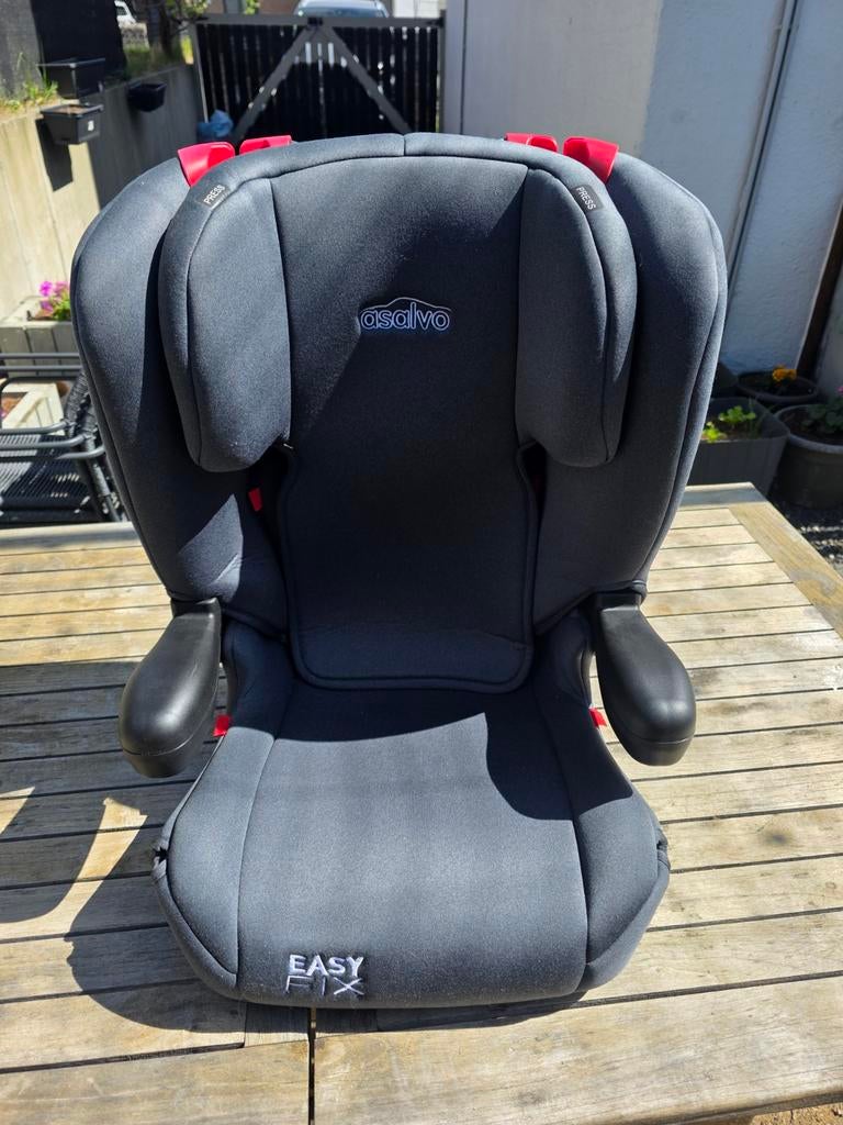Autostoel easyfix van het merk asalvo te koop, 15 t/m 36 kg, Verstelbare rugleuning, Zo goed als nieuw, Isofix