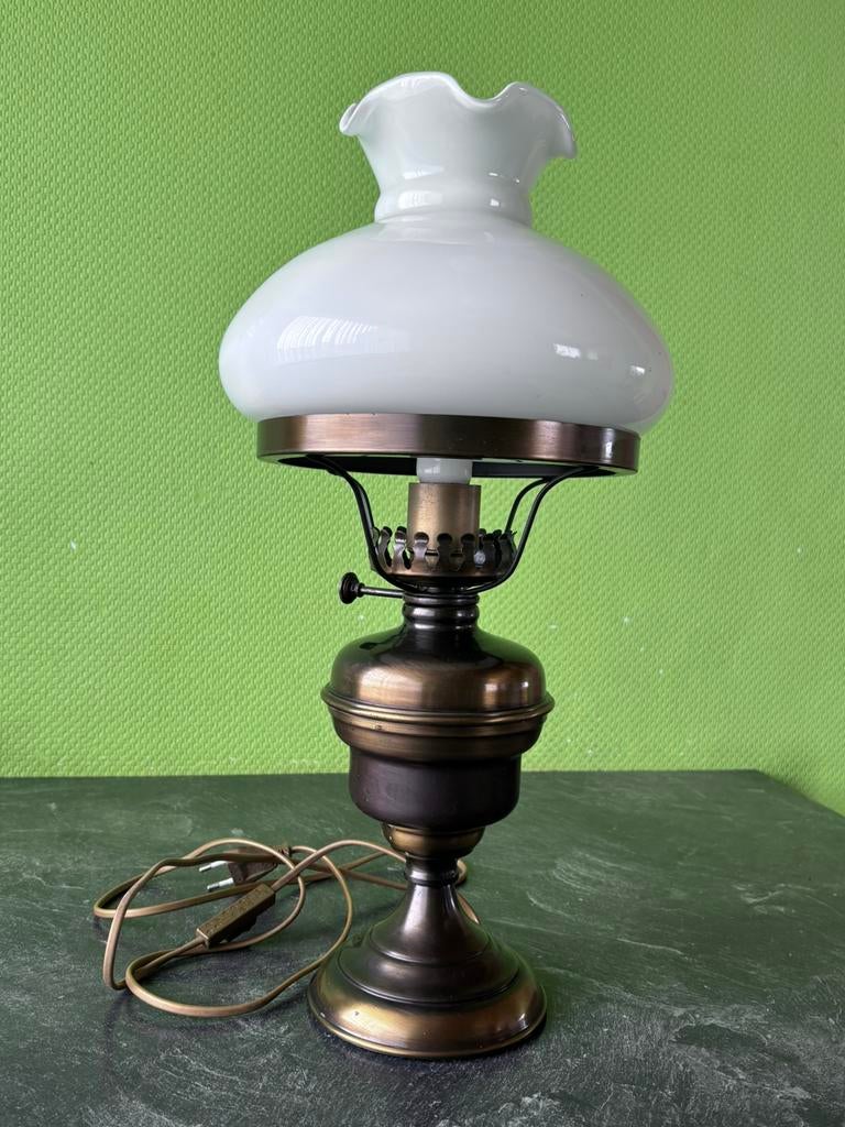 Lampe style quinquet, Ophalen, Gebruikt, Overige materialen, 50 tot 75 cm