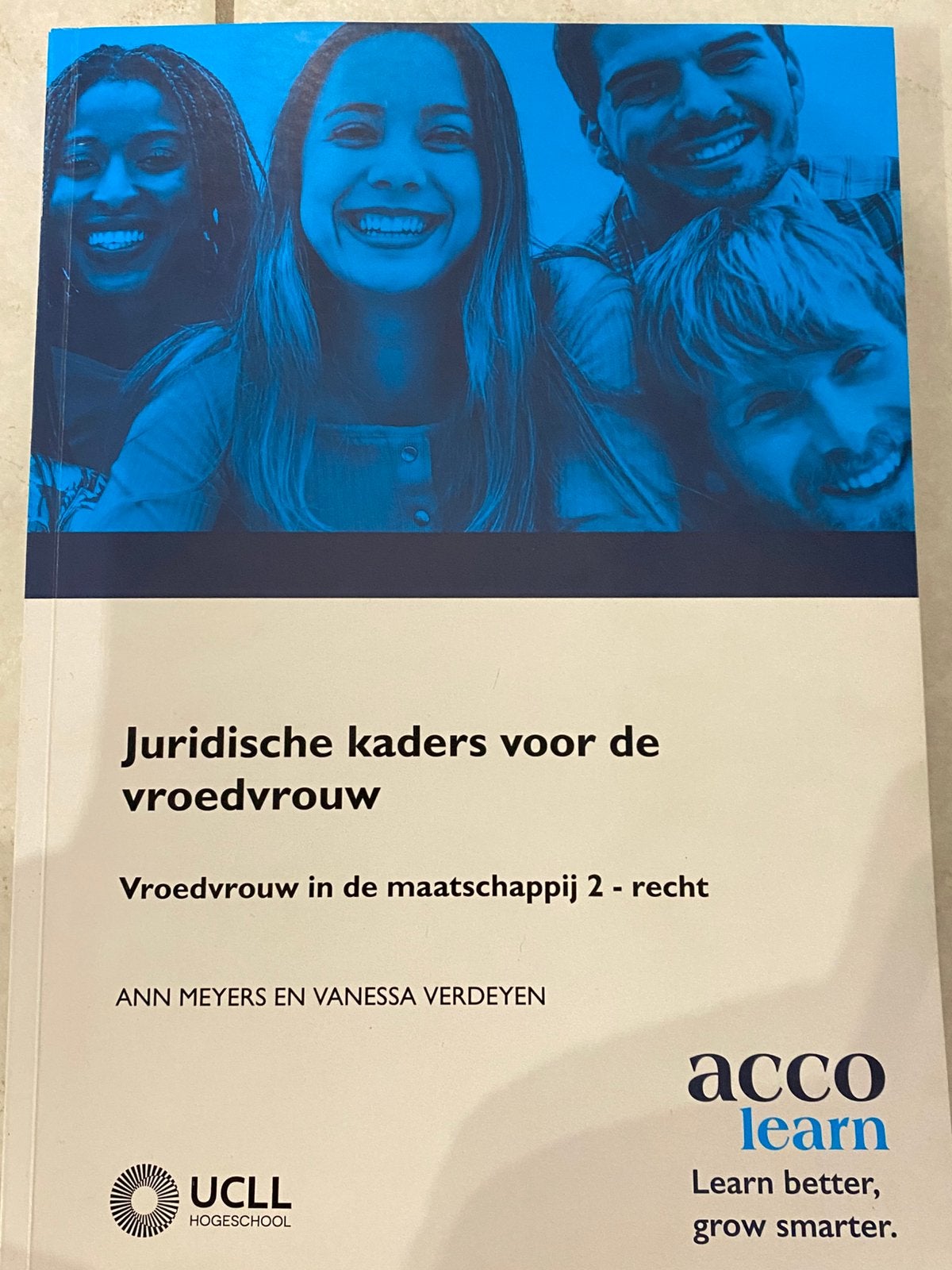 Juridische kaders voor de vroedvrouw, Ophalen of Verzenden, Zo goed als nieuw, Hogeschool