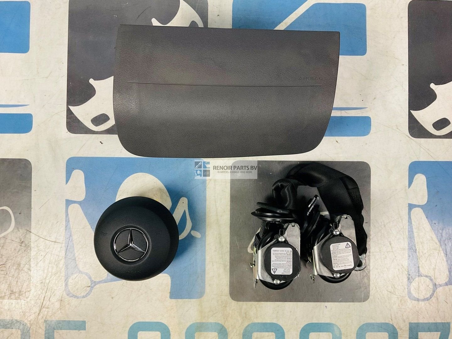 Airbag Set Mercedes Sprinter W907 2017-2024 Dashboard Stuur, -, Utilisé, -, Enlèvement ou Envoi