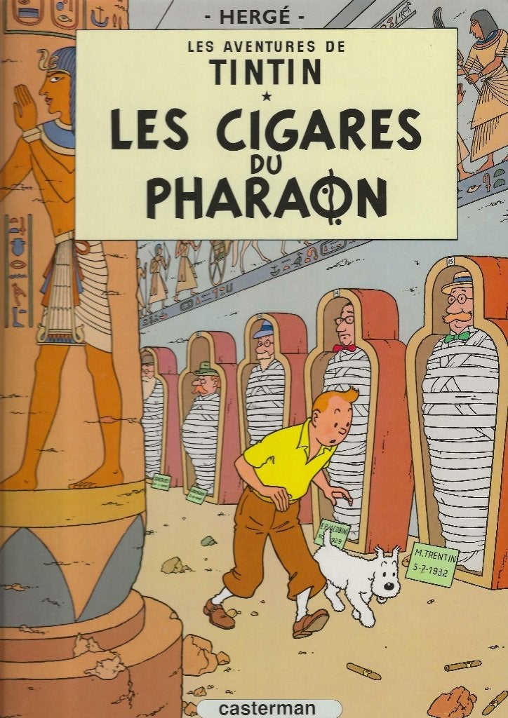 Tintin - Les cigares du Pharaon (Hardcover), Boeken, Eén stripboek, Ophalen of Verzenden, Zo goed als nieuw, Hergé
