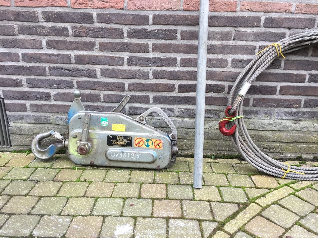 Professionele Tirfor Tractel TU - 16 . In goede staat, Ophalen, Gebruikt, Handmatig