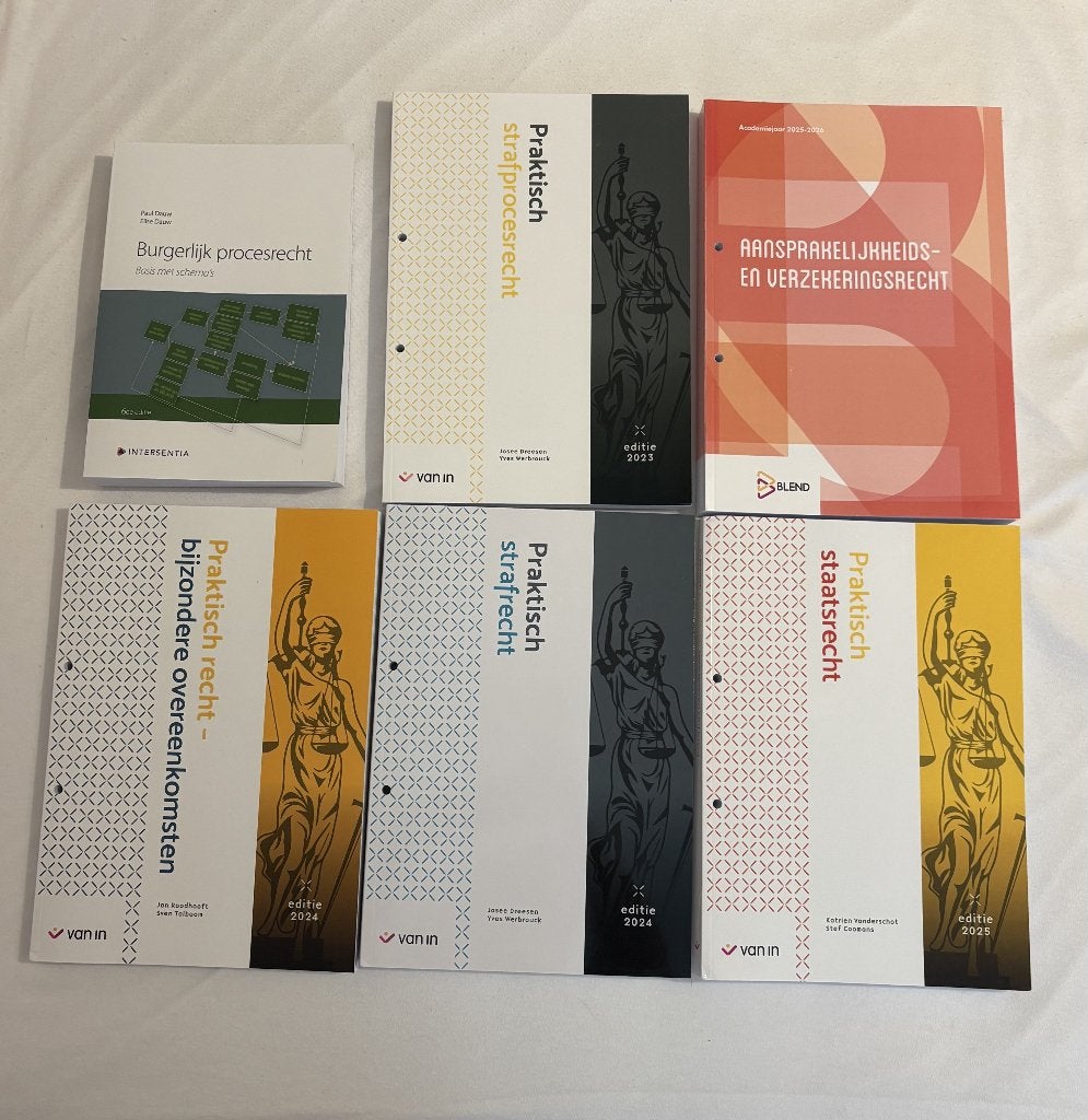 boeken 2de jaar rechtspraktijk Artevelde, Enlèvement, Utilisé