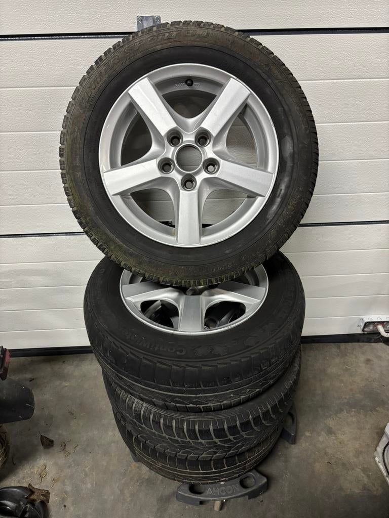 Banden en velgen 195/65/R15, Ophalen, Gebruikt, 15 inch, Banden en Velgen