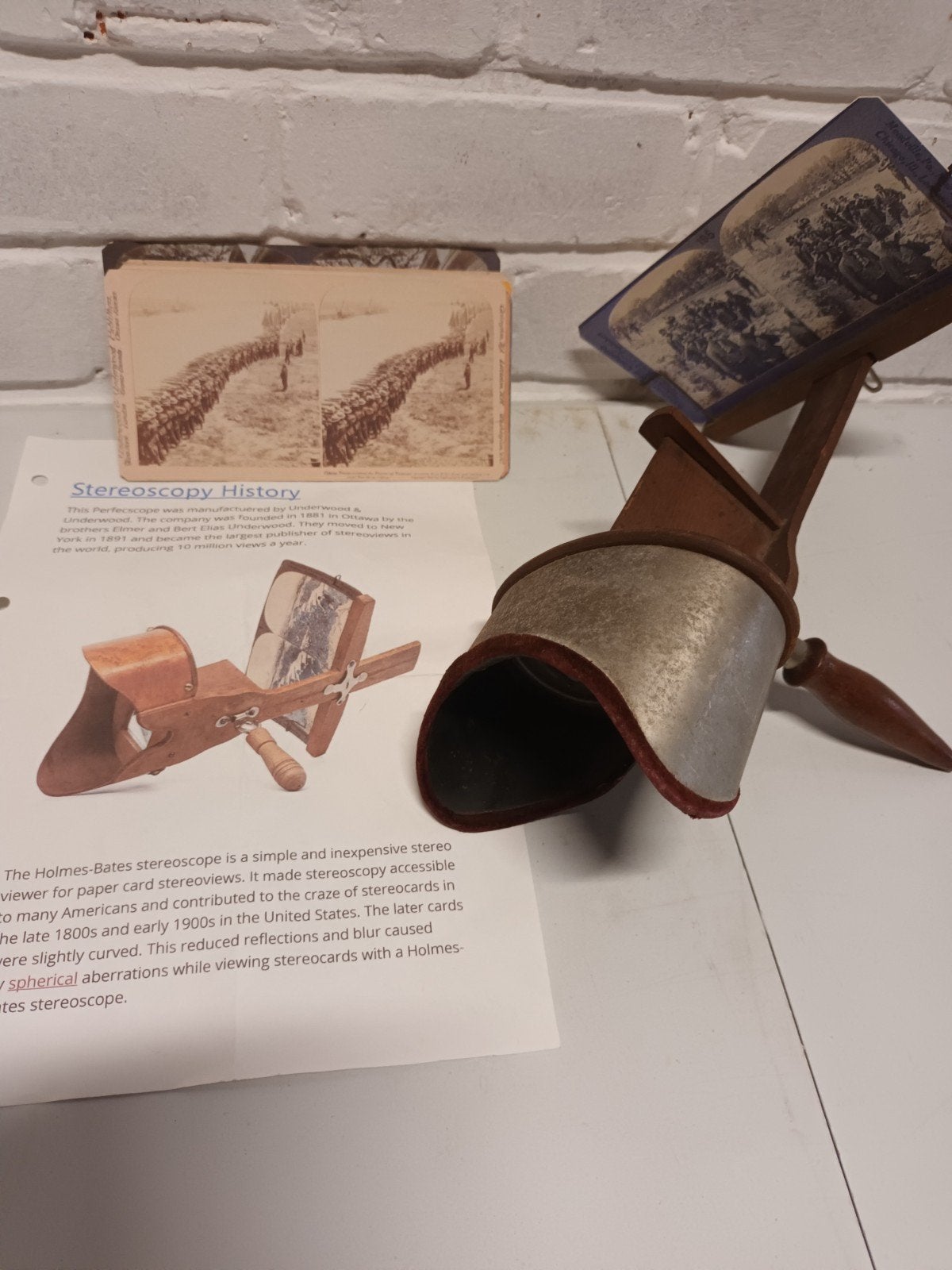 Prachtige antieke stéréoscope circa 1900, Enlèvement ou Envoi, ##€, ###, ###