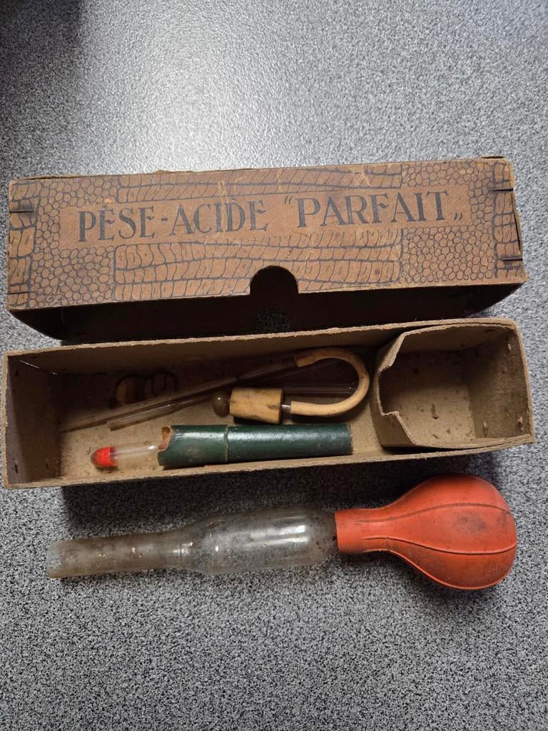 Pese-acide parfait, Enlèvement