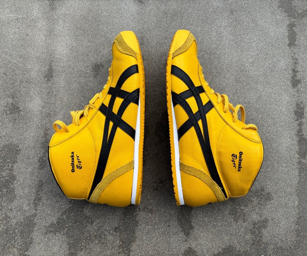 onitsuka tiger mexico 66 mid runner geel, Autres couleurs, Onitsuka tiger, Comme neuf, Enlèvement
