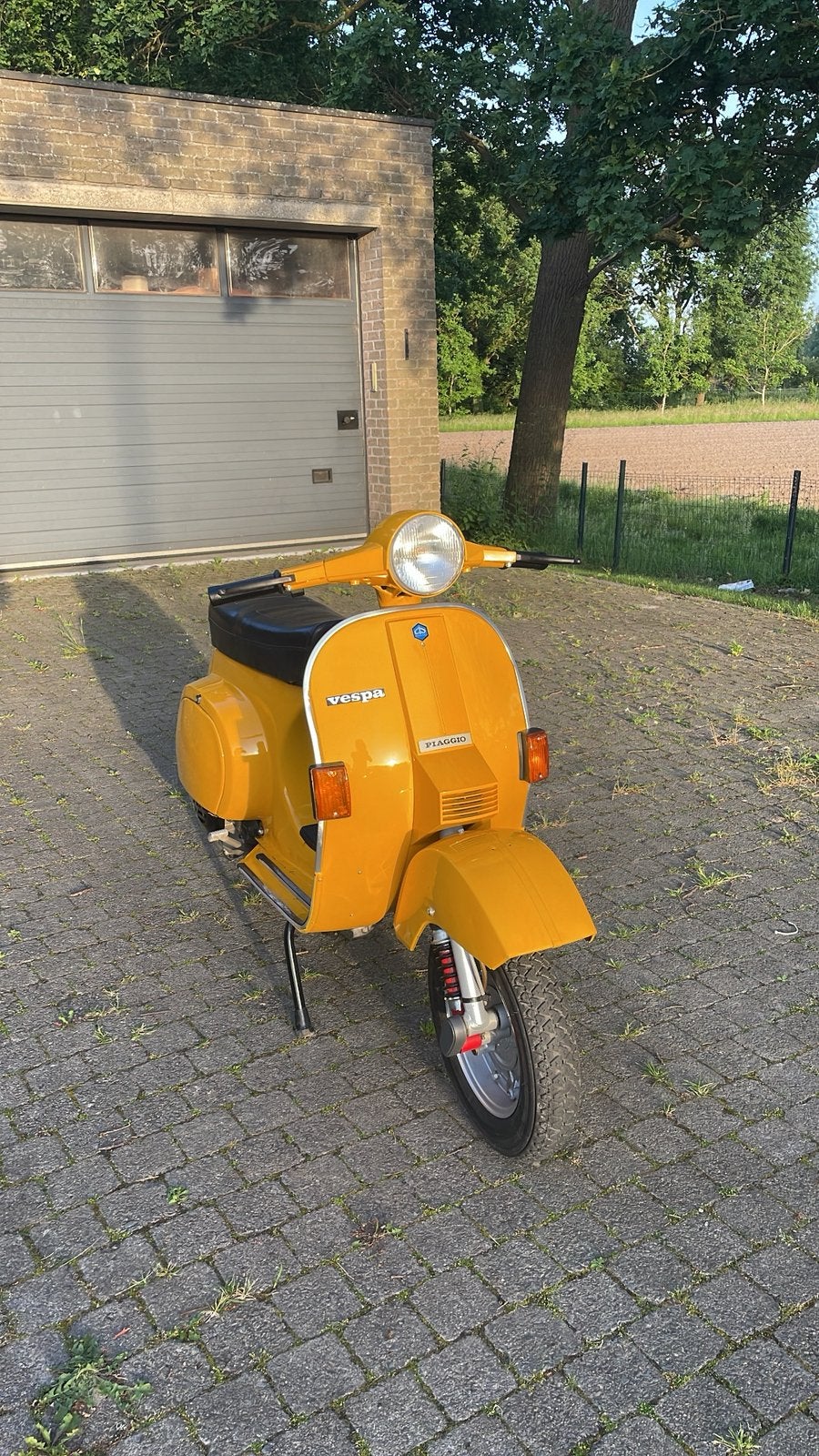 Vespa PK 50 S 1985 - gereviseerd - prachtig okergeel, Fietsen en Brommers, Ophalen, Tweetakt, Gebruikt, Overige modellen