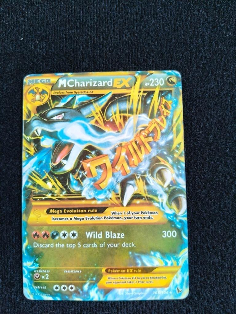 M Charizard ex, Verzenden, Gebruikt, Losse kaart