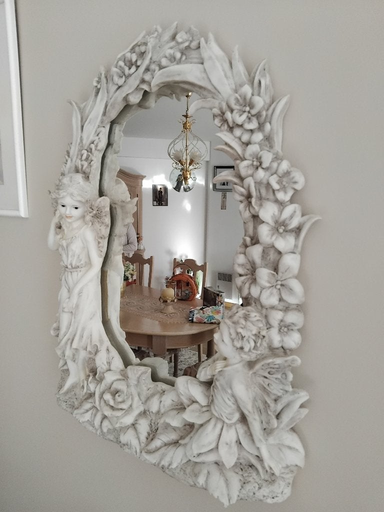 Wandspiegel met een barokke rococostijl bieden, Antiek en Kunst, Ophalen