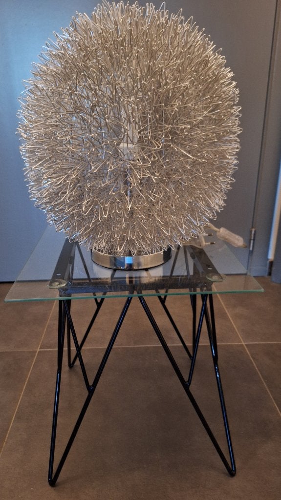 Vintage draadlamp, Huis en Inrichting, Ophalen, 81 cm, Overige merken, Vintage
