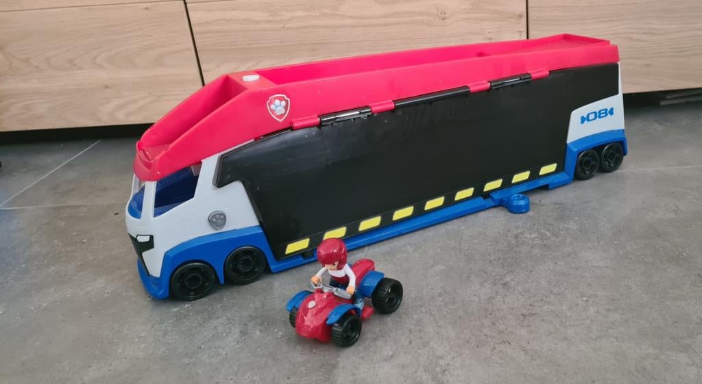 Paw patrol truck / bus met ryder, Ophalen