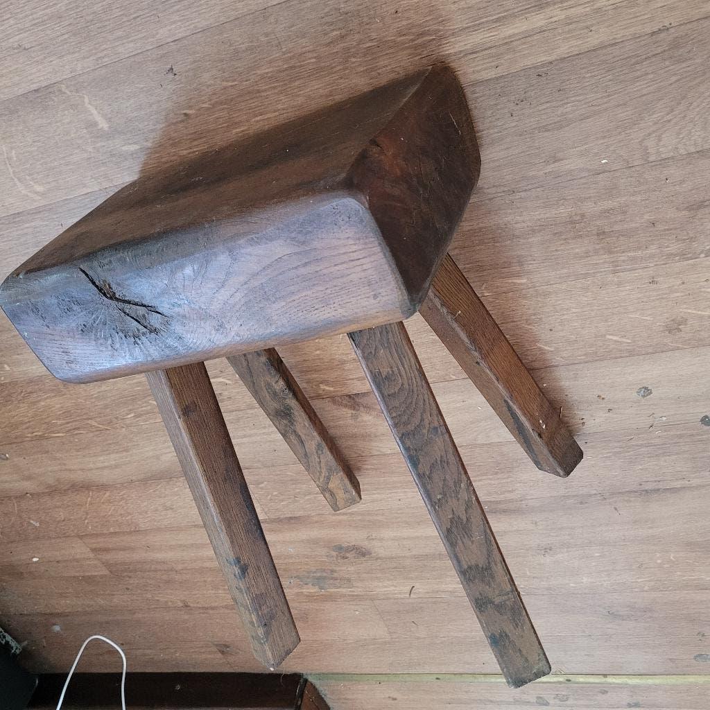 tabouret en bois rustique, Enlèvement ou Envoi, Neuf, Bois