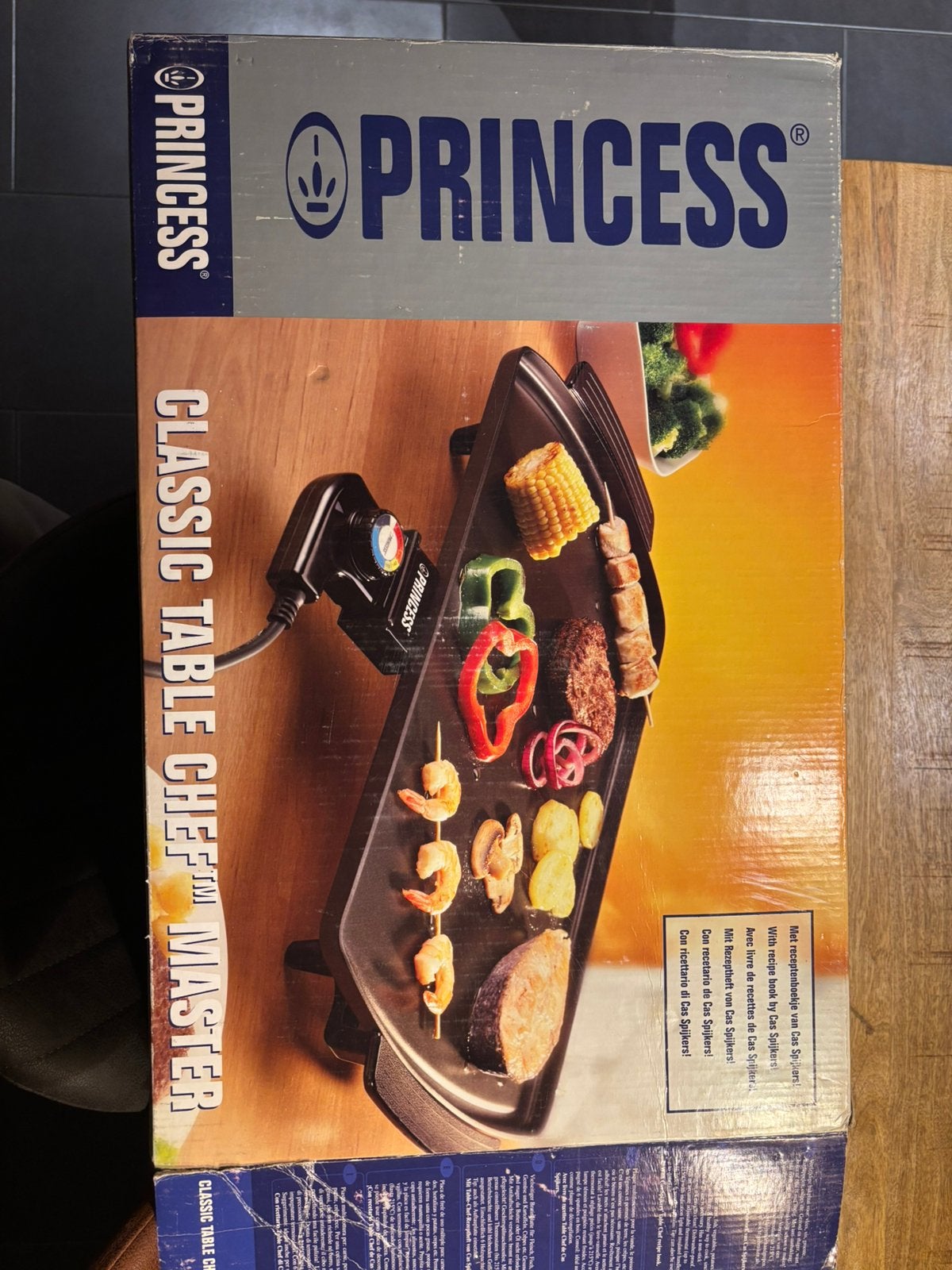 Princess Classic Table Chef Master Tafelgrill, Elektronische apparatuur, Gourmetstellen, Zo goed als nieuw, 4 t/m 7 personen, Ophalen of Verzenden