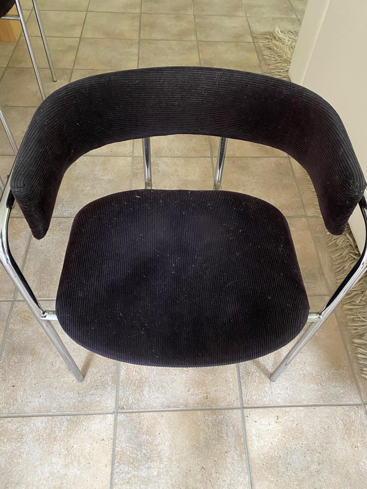 Stoelen te koop, Enlèvement, Utilisé, Noir, Tissus