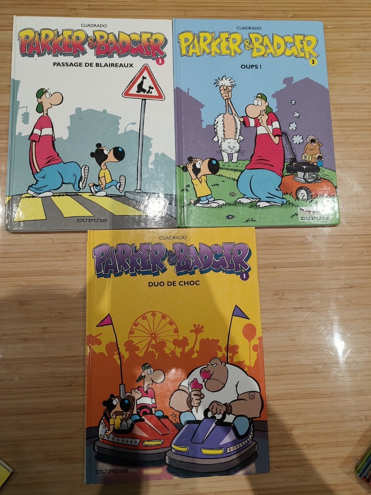 lot 3 BD Parker et badger, Plusieurs BD, Enlèvement, Utilisé