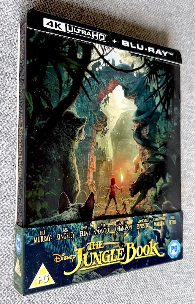 LE LIVRE DE LA JUNGLE (FR / ANG) Le Film - "STEELBOOK" 4KUHD, Enlèvement ou Envoi, Film, Français, Enfants et Jeunesse