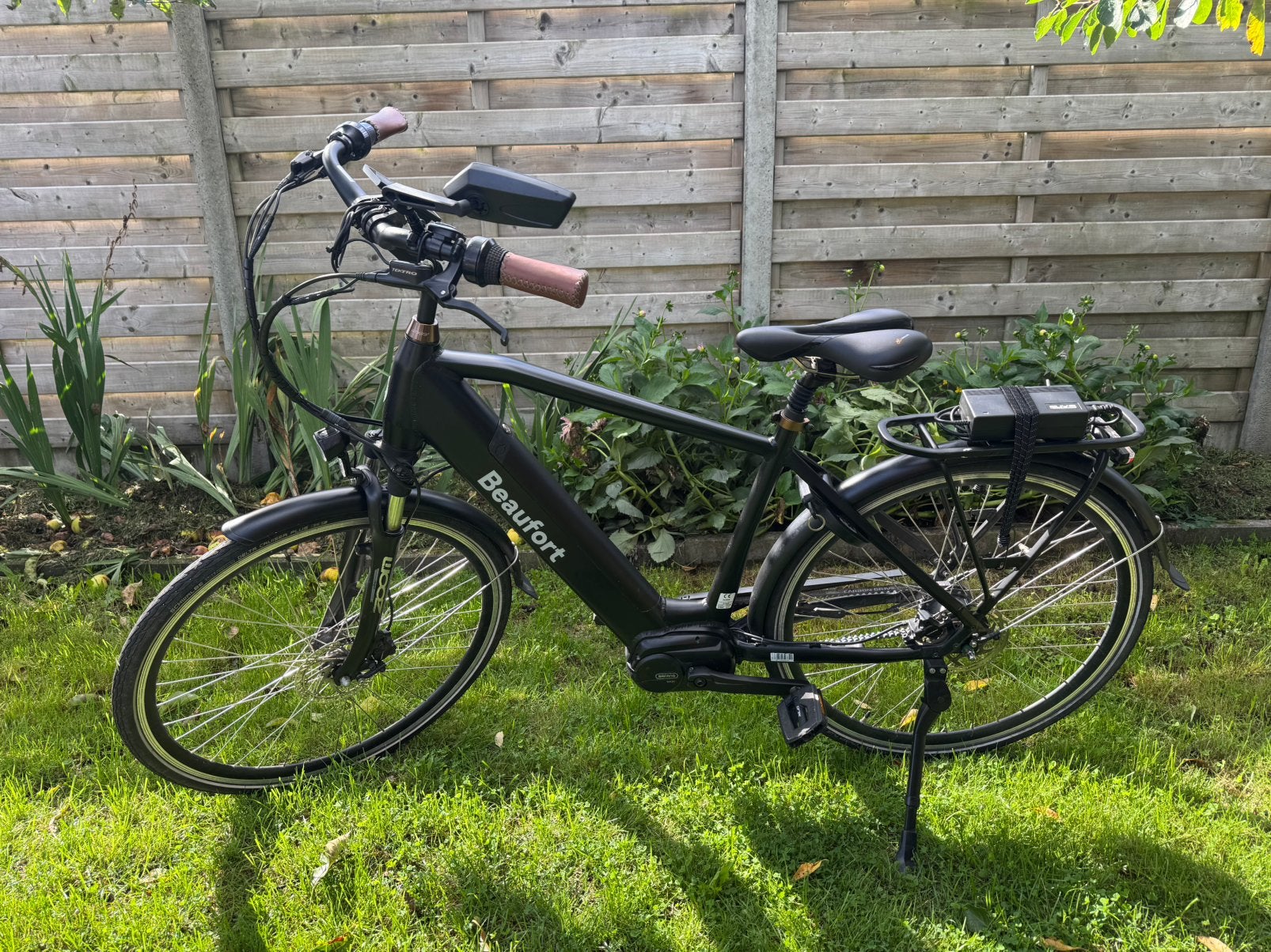 Beaufort elektrische herenfiets met bafang middenmotor, Ophalen, Zo goed als nieuw