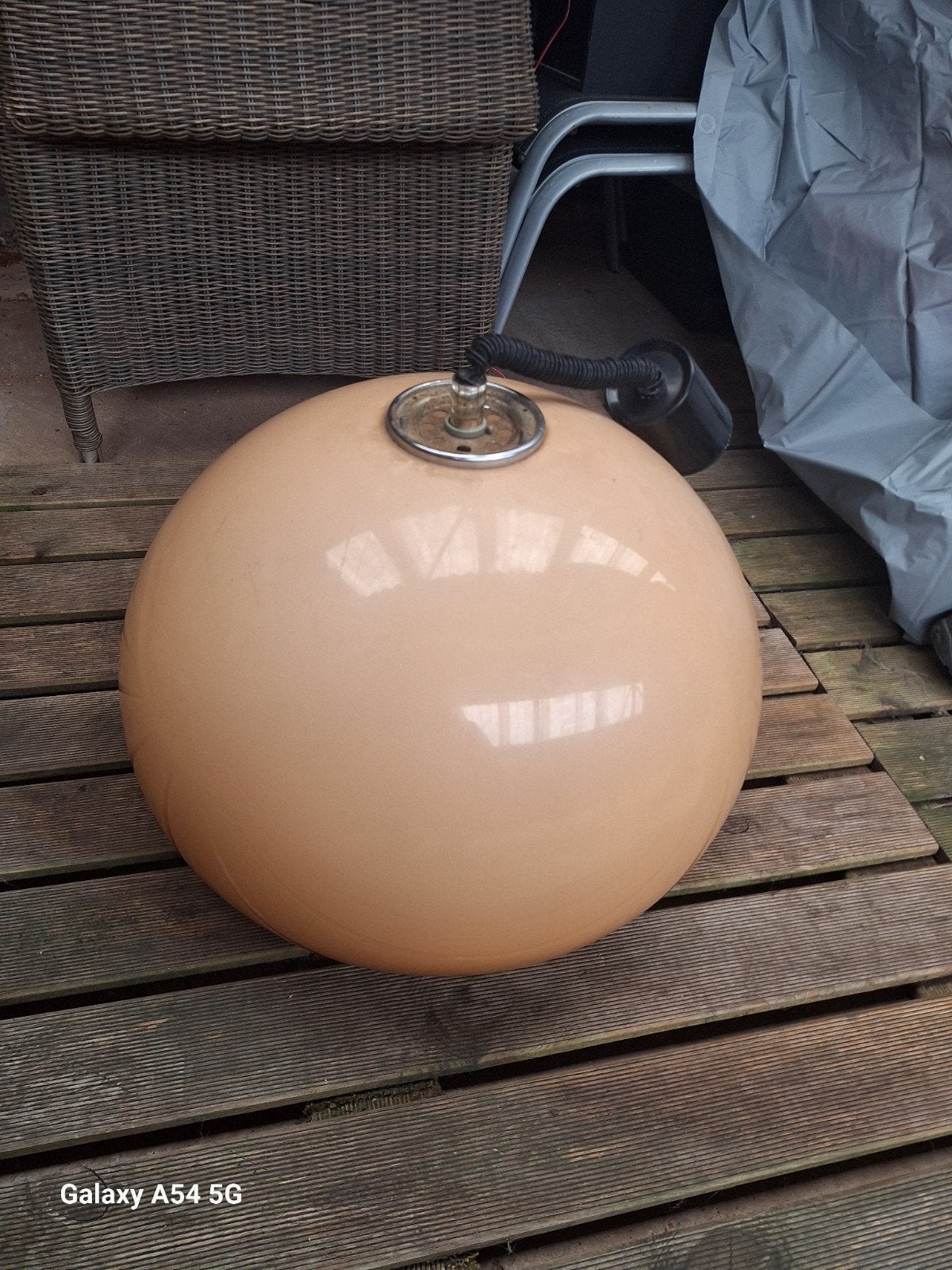 Vintage lampkap, Ophalen