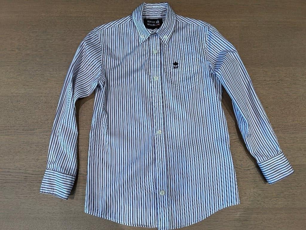 River Woods hemd 128 - 8 jaar, River Woods, Overhemd of Blouse, Ophalen of Verzenden, Zo goed als nieuw
