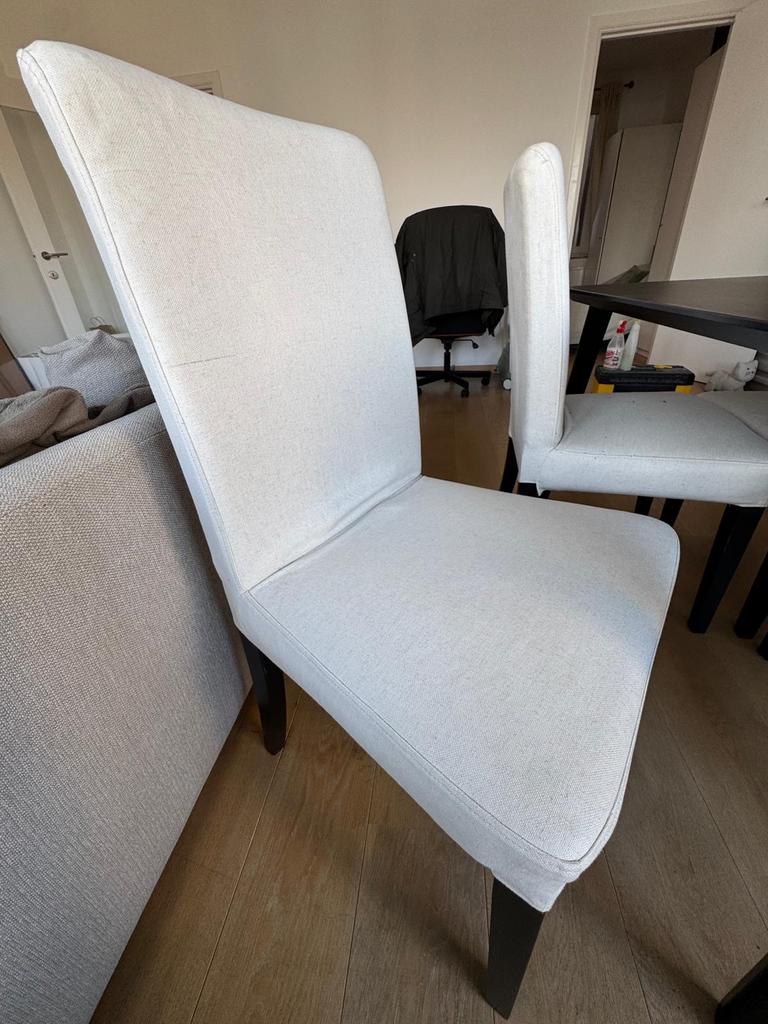 4 chaises à manger IKEA, Enlèvement, Comme neuf