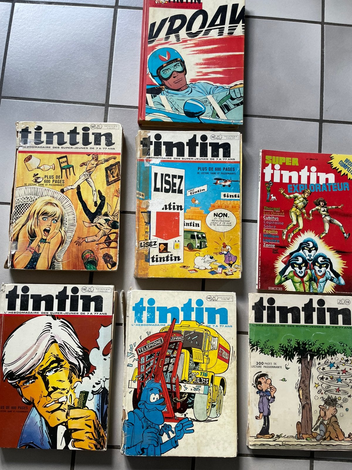 Lot Kuifje (verzamelingen, bundel, Super Tintin), Boeken, Ophalen of Verzenden, Gelezen