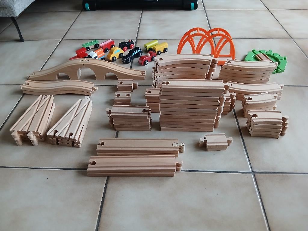 Ikea treinset, Kinderen en Baby's, Ophalen, Zo goed als nieuw, Duw- of Trekspeelgoed