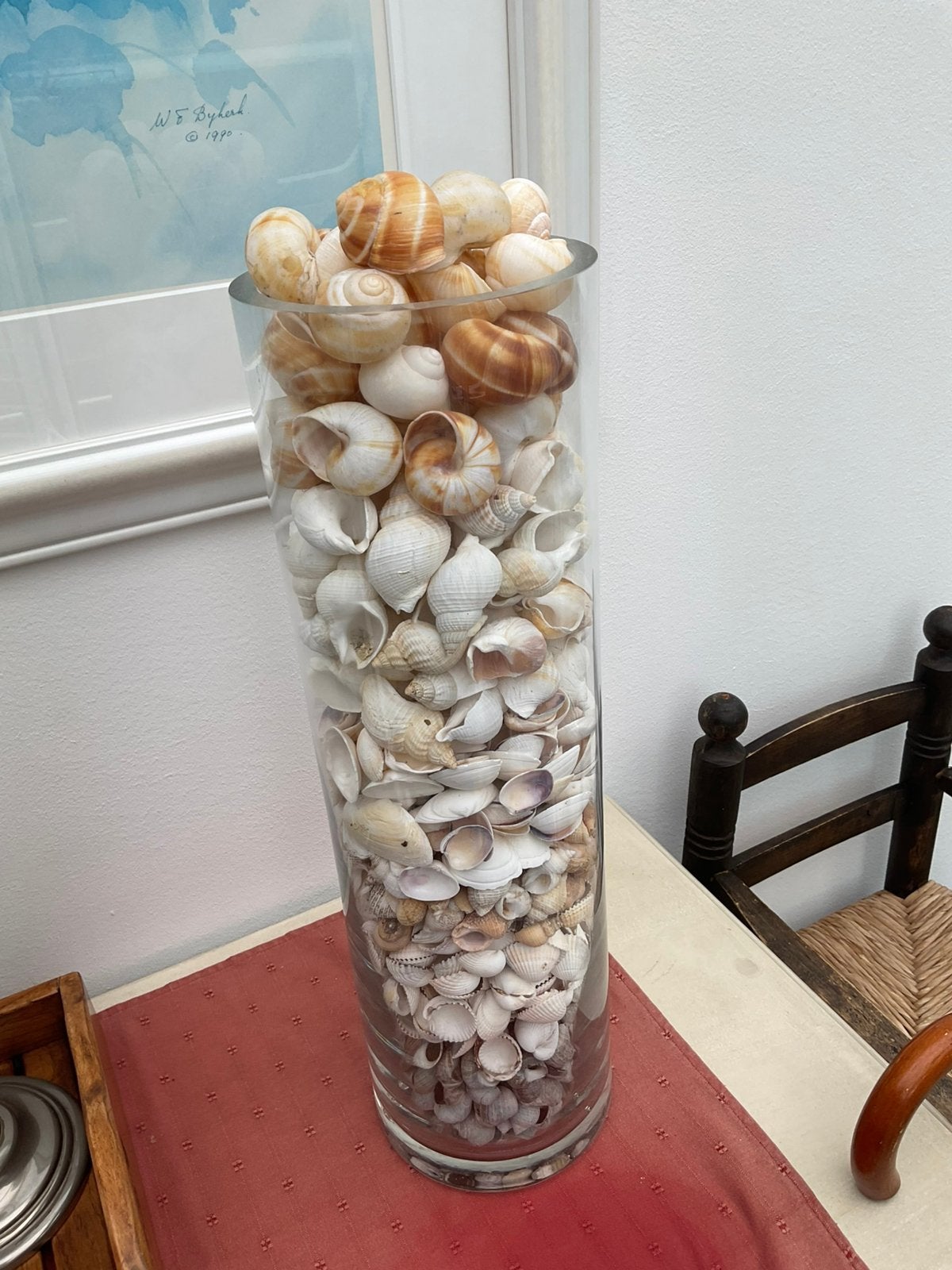 Schelpenvaas  H 50 cm, Ophalen, Zo goed als nieuw