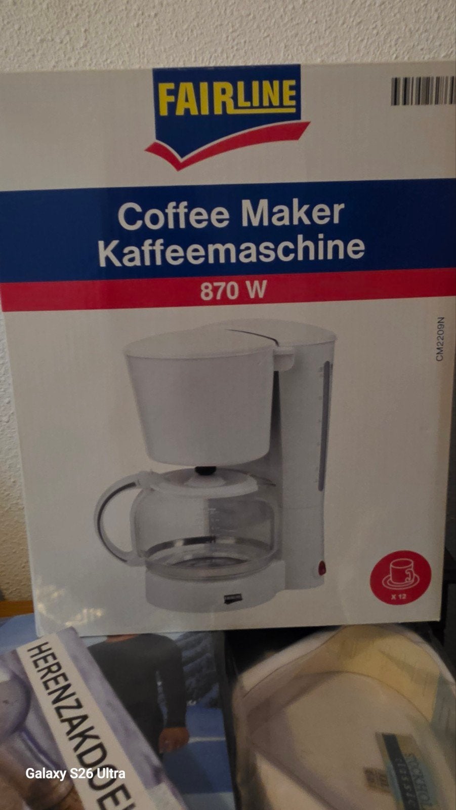 nieuw koffiezet apparaat, Elektronische apparatuur, Gemalen koffie, Ophalen of Verzenden, 4 tot 10 kopjes, Koffiemachine