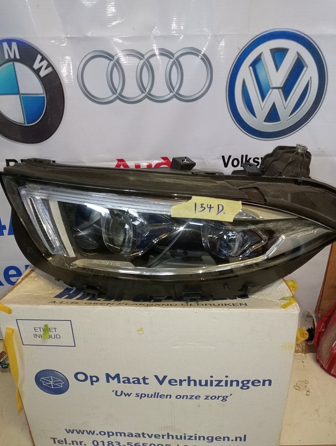 Mercedes CLS W257 (C257) Vol LED Multibeam Koplamp Links   A, Gebruikt, -, Ophalen of Verzenden, -