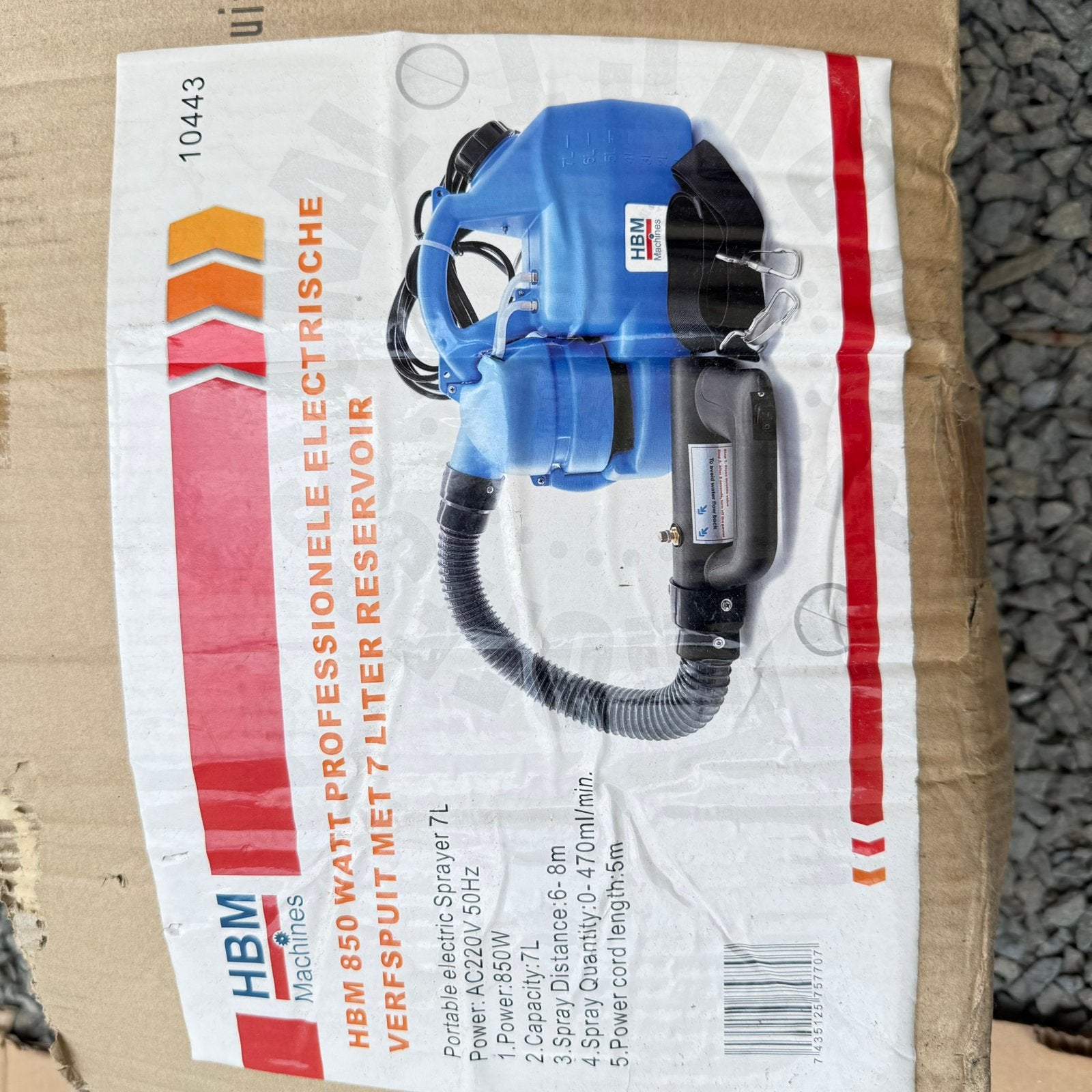 Verf spuit , airless ,, Doe-het-zelf en Bouw, Ophalen of Verzenden, Nieuw
