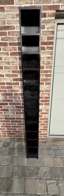 Boekenrek, hoogglans zwart, Ophalen, Minder dan 50 cm, Zo goed als nieuw, Minder dan 25 cm