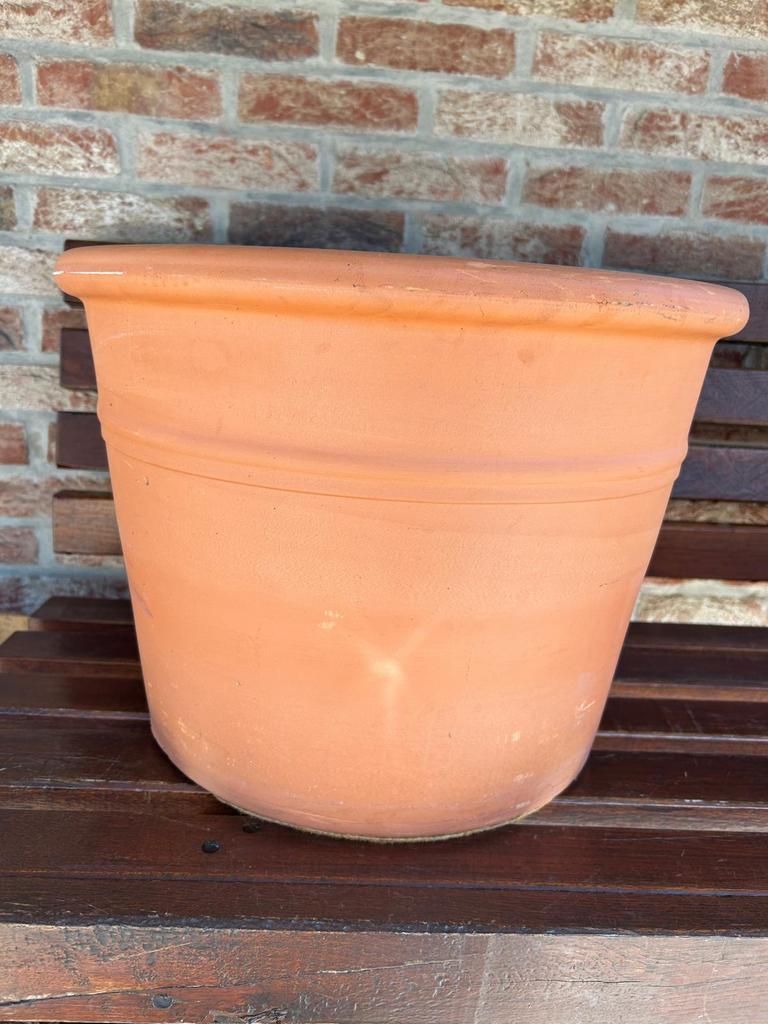 NIEUWE GROTE BLOEMPOT, Tuin en Terras, Ophalen, 40 cm of meer, Rond, Nieuw