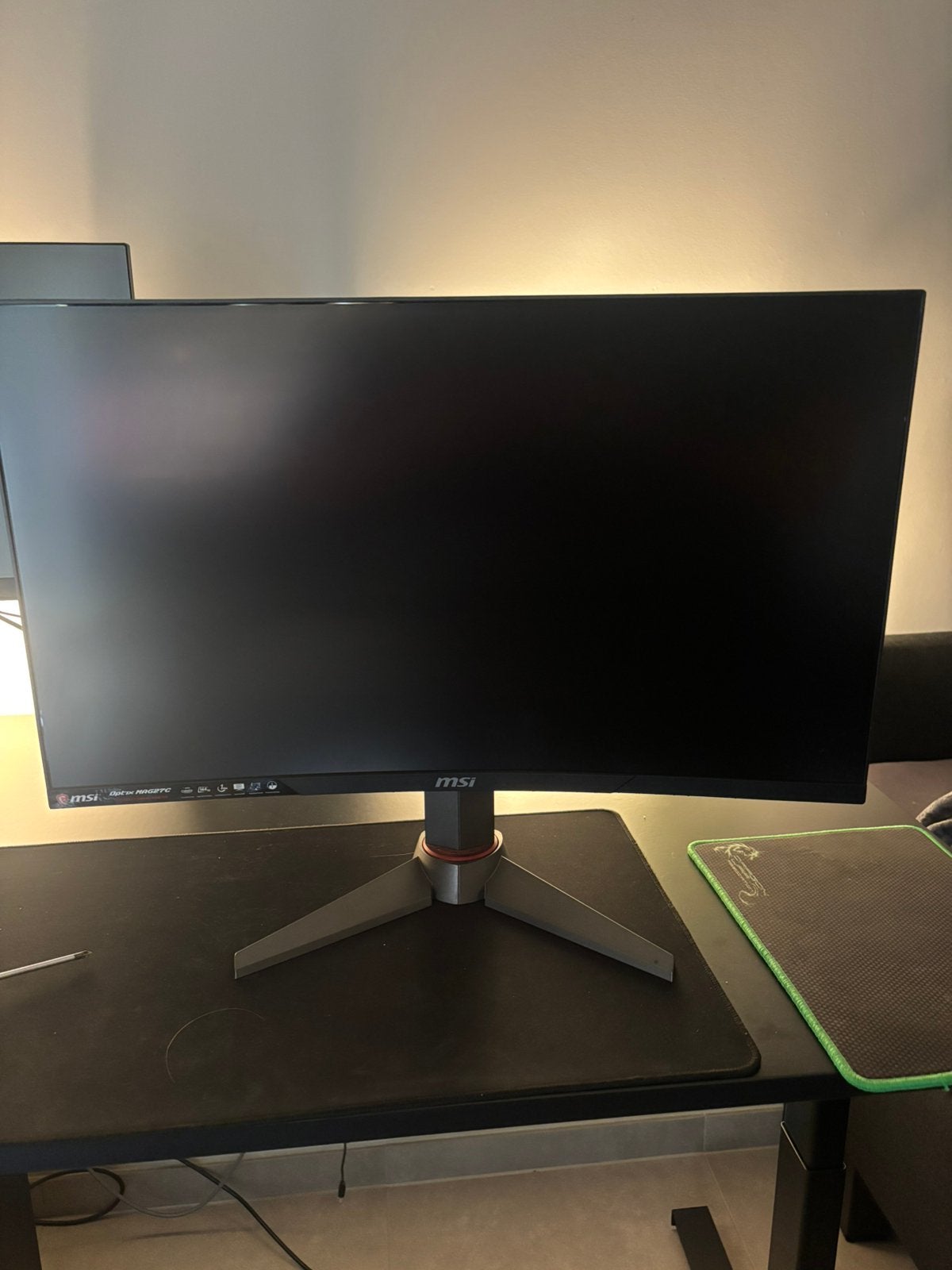 MSI Optix Mag27C monitor, Informatique & Logiciels, Gaming, 1 à 2 ms, Enlèvement, Utilisé