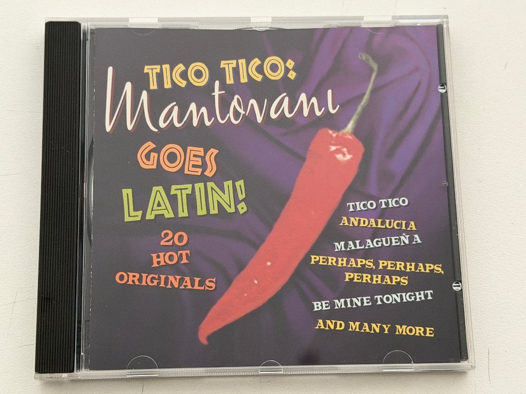 Mantovani – Tico Tico: Mantovani Goes Latin, Cd's en Dvd's, Cd's | Latin en Salsa, Ophalen of Verzenden, Latin, Gebruikt, Album
