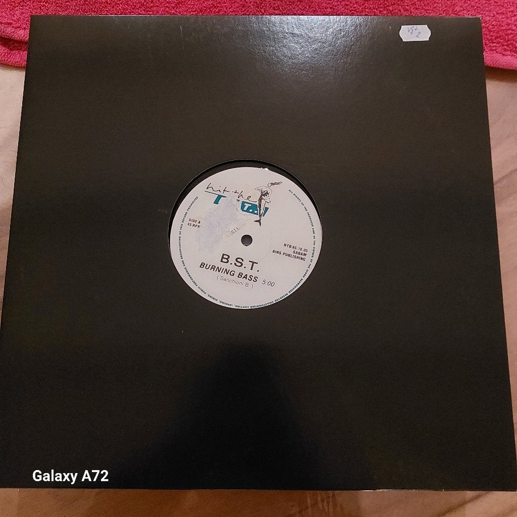 b.s.t. burning bass 12 inch maxi, Cd's en Dvd's, Vinyl | Dance en House, Gebruikt, Hardcore, Ophalen of Verzenden, 12 inch