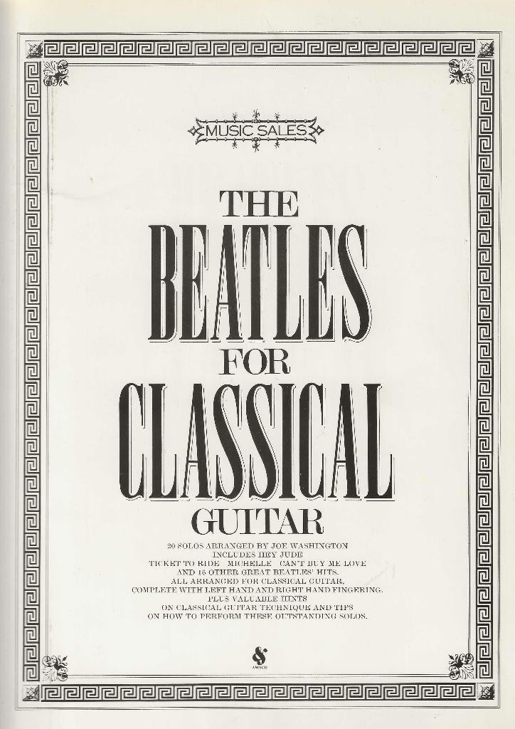 The Beatles for classical guitar, Ophalen of Verzenden, Zo goed als nieuw, Overige onderwerpen, Joe Washington